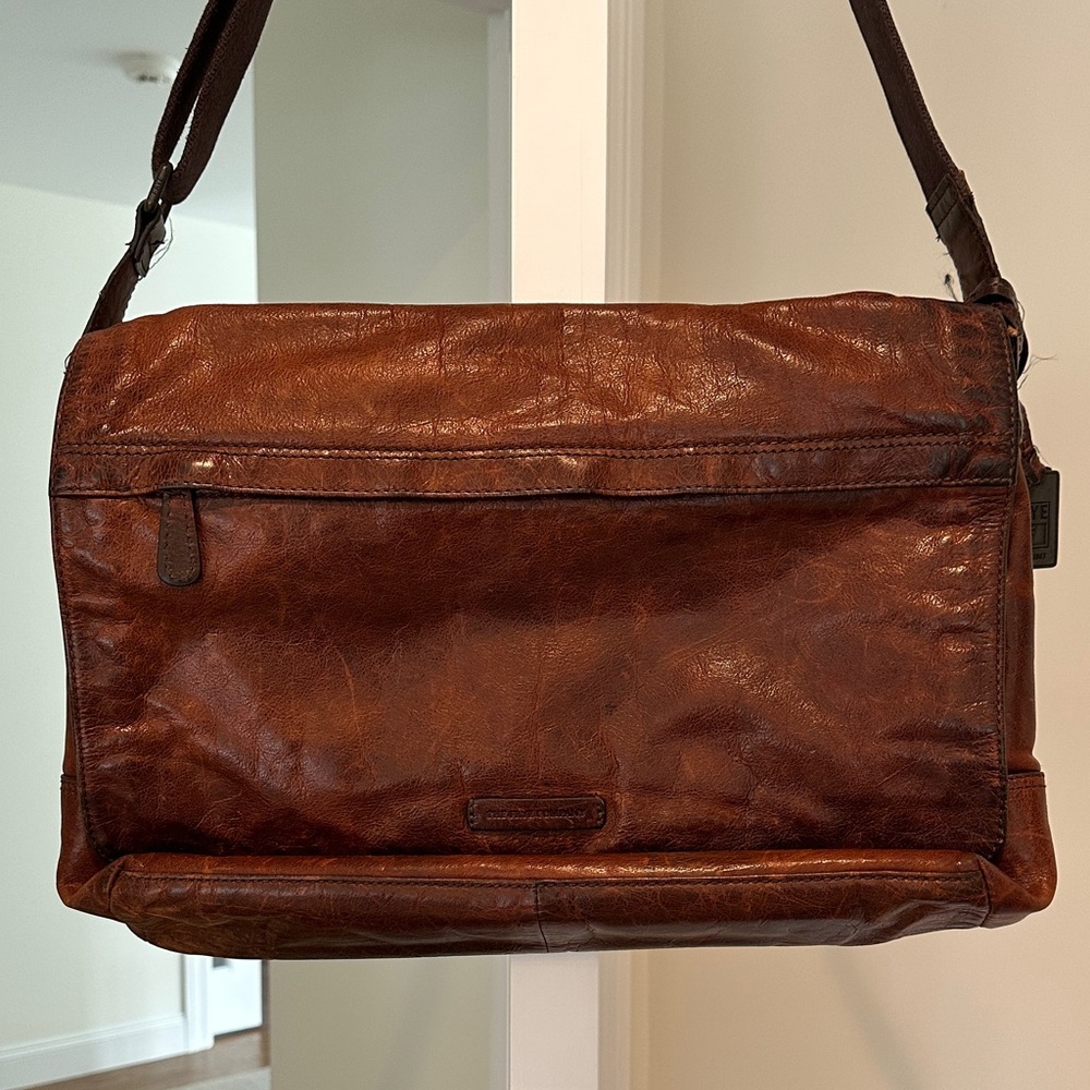 Frye Genuine Leather Messenger Bag